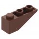 LEGO tetőelem fordított 25°-os (33) 3×1, vörösesbarna (4287)